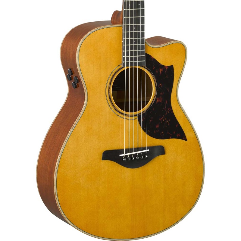 pre-owned-yamaha-ac3m-are-concert-cutaway-acoustic-electric-vintage-natural Pre-Owned Yamaha AC3M ARE Concert Cutaway Acoustic-Electric - Vintage Natural