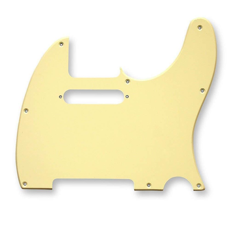 vanson-1-ply-ivory-premium-quality-tc3-scratchplate-pickguard-direct-fit-for-fender-usa-mex-telecaster VANSON 1-Ply Ivory Premium Quality TC3 Scratchplate Pickguard DIRECT FIT for Fender USA MEX Telecaster
