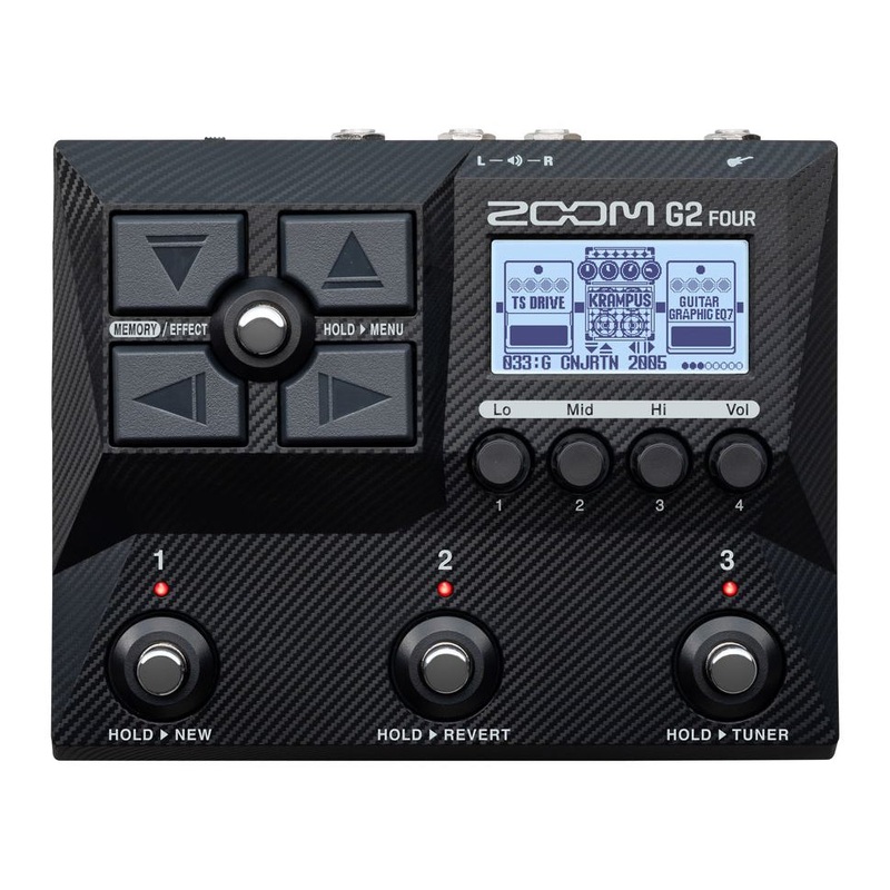 zoom-g2-four-guitar-multi-effects-processor Zoom G2-FOUR Guitar Multi-Effects Processor