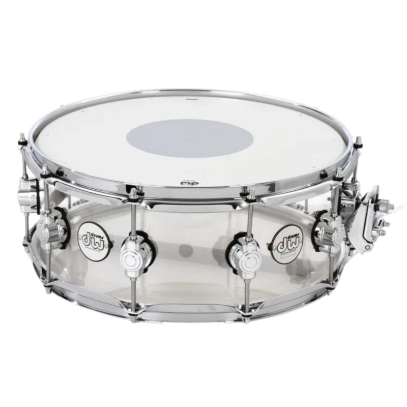 drum-works-snare-drum-6x14-clear-acrylic Drum Works Snare Drum 6x14 Clear Acrylic