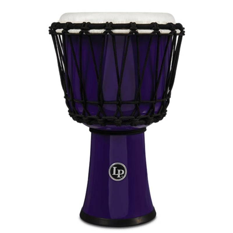 lp-world-7-in-rope-tuned-circle-djembe-purple LP World 7 in. Rope Tuned Circle Djembe - Purple