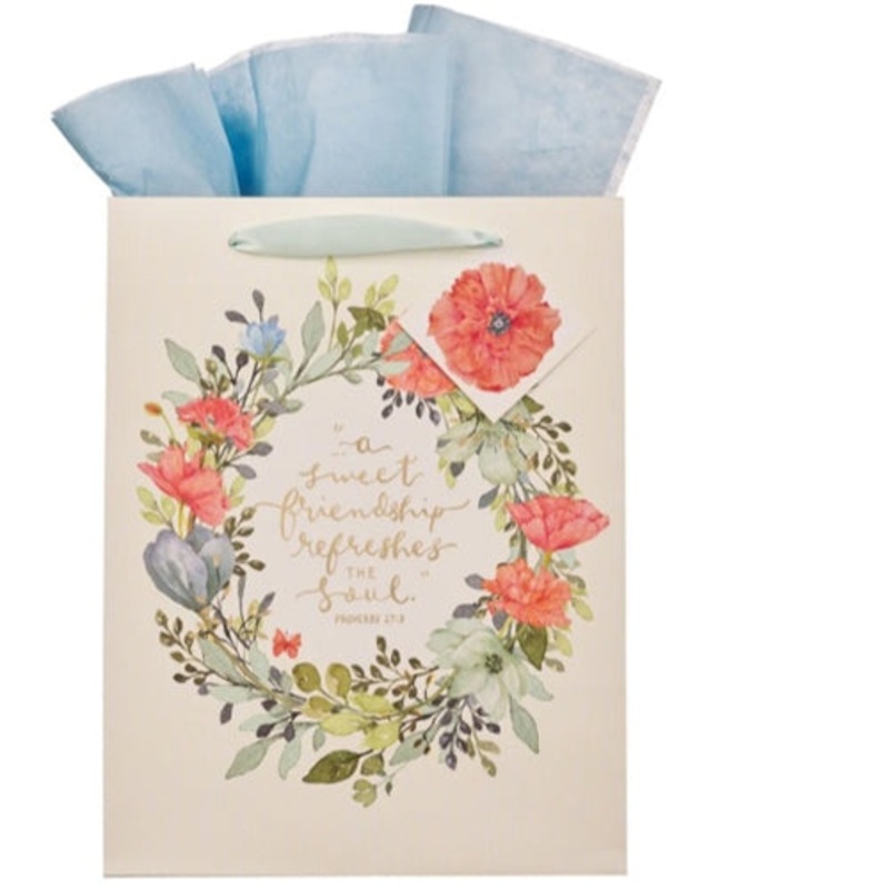 portrait-gift-bag-with-gift-tag-a-sweet-friendship-refreshes-the-soul Portrait Gift Bag with Gift Tag -A Sweet Friendship Refreshes the Soul