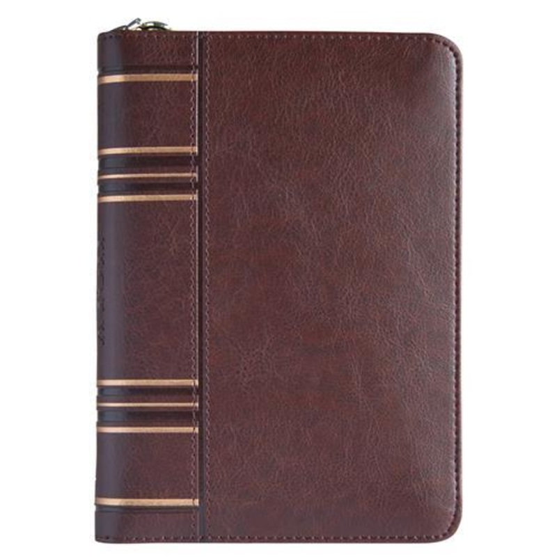 bible-esv-standard-thumb-indexed-bible-with-zip-dark-brown Bible - ESV Standard Thumb Indexed Bible With Zip Dark Brown