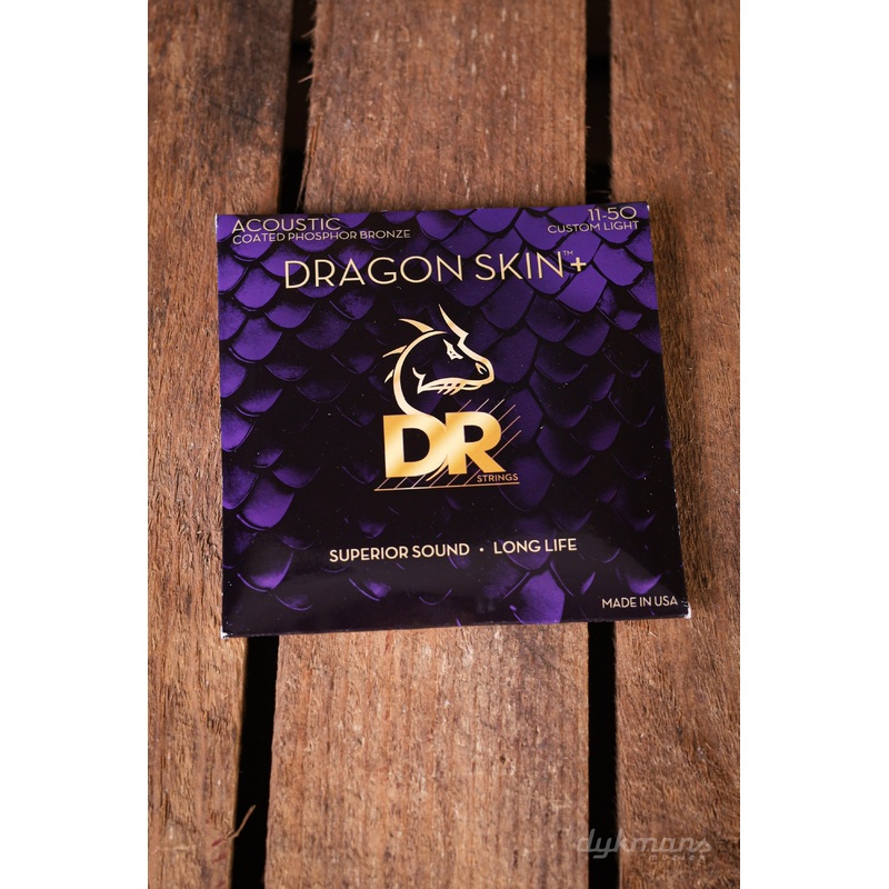dr-strings-dragon-skin-custom-light-11-50-phosphor-bronze-acoustic-guitar-strings DR Strings Dragon Skin + Custom Light 11-50 Phosphor Bronze Acoustic Guitar Strings
