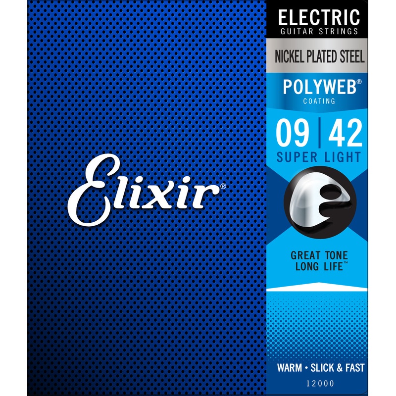 elixir-12000-polyweb-electric-super-light-9-42 Elixir 12000 Polyweb Electric Super Light 9-42