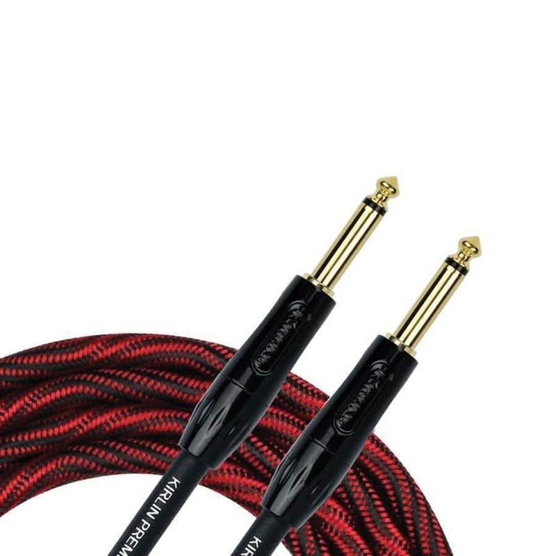 kirlin-iwb201wb-20ft-premium-plus-wave-red-guitar-cable Kirlin IWB201WB 20ft Premium Plus Wave Red Guitar Cable
