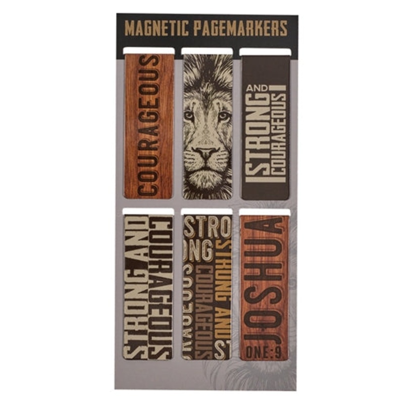 magnetic-bookmarks-strong-and-courageous-magnetic-bookmarks-set-of-6 Magnetic Bookmarks -Strong and Courageous Magnetic Bookmarks Set Of 6