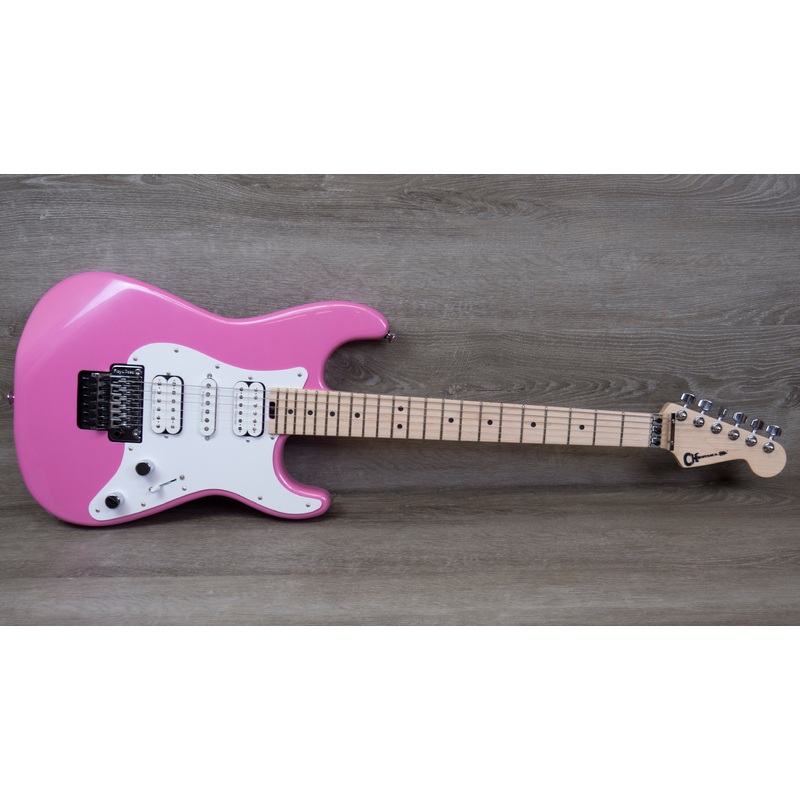 charvel-pro-mod-so-cal-style-1-hsh-fr-m-maple-fingerboard-platinum-pink Charvel Pro-Mod So-Cal Style 1 HSH FR M, Maple Fingerboard, Platinum Pink