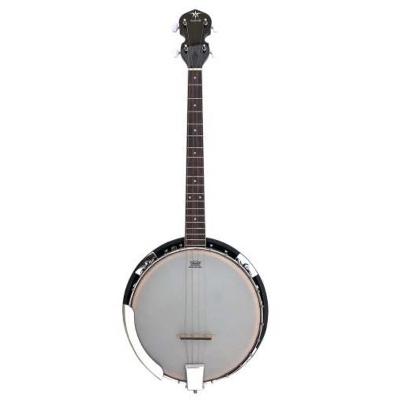 danville-usa-4-string-tenor-banjo-24-bracket-equipped-with-remo-head Danville USA 4 String Tenor Banjo, 24 Bracket, Equipped with Remo Head