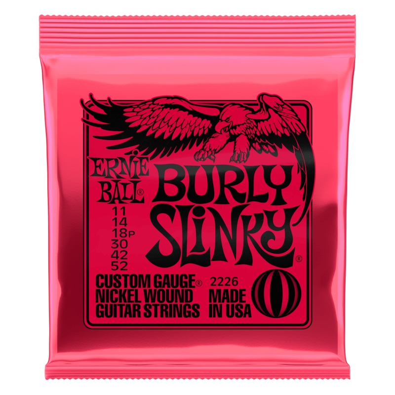 ernie-ball-2226-burly-slinky-nickel-wound-electric-guitar-strings-11-52-gauge ERNIE BALL 2226 BURLY SLINKY NICKEL WOUND ELECTRIC GUITAR STRINGS - 11-52 GAUGE
