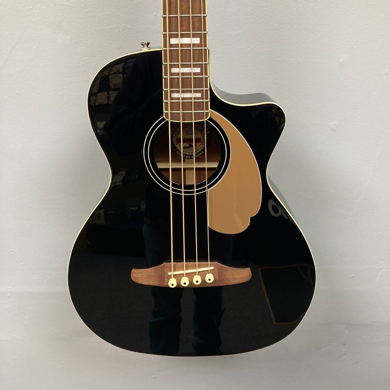 fender-kingman-acoustic-electric-bass-black-w-hard-case-used Fender Kingman Acoustic Electric Bass Black w/Hard Case Used