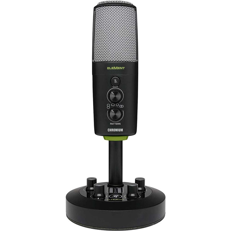 mackie-em-chromium-usb-condenser-microphone-with-2-channel-mixer Mackie EM-CHROMIUM USB Condenser Microphone with 2-channel Mixer