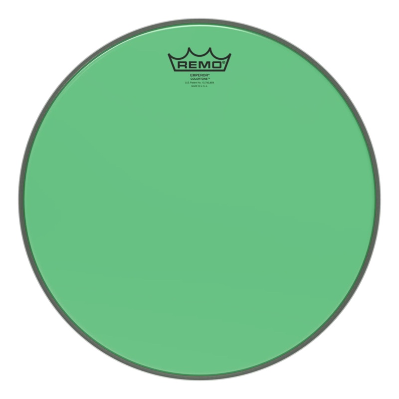 remo-emperor-colortone-green-drumhead-14 Remo Emperor Colortone Green Drumhead 14"
