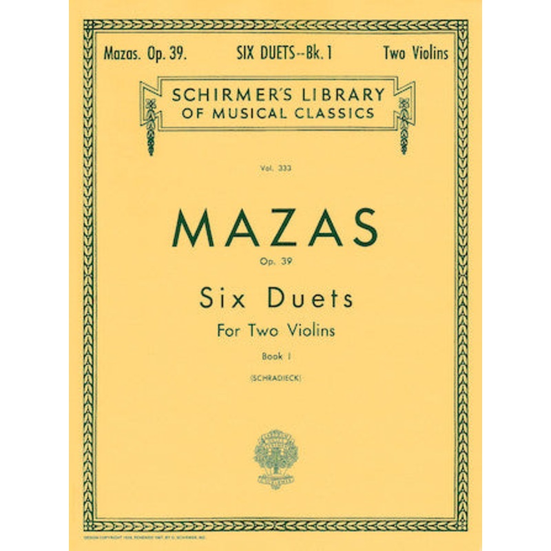 six-duets-for-two-violins-book-1-mazas Six Duets for Two Violins - Book 1 - Mazas