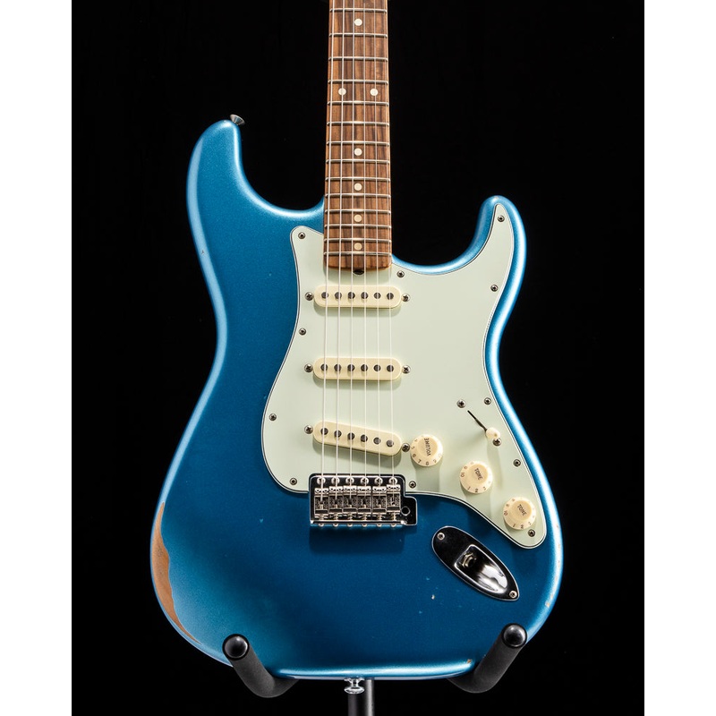 used-fender-vintera-road-worn-60s-stratocaster-lake-placid-blue Used Fender Vintera Road Worn 60s Stratocaster Lake Placid Blue