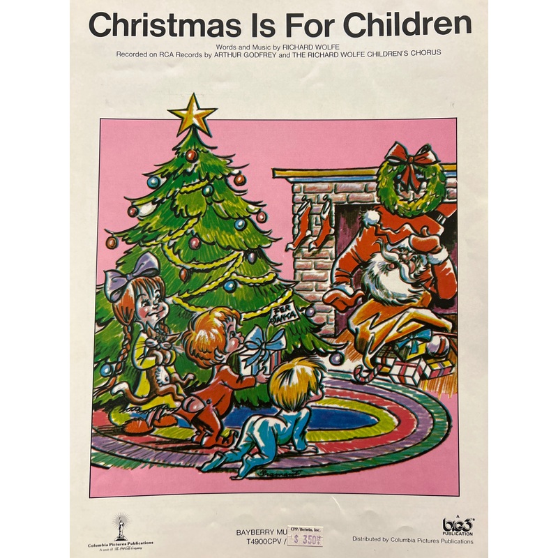 christmas-is-for-children-vocal-wolfe-godfrey Christmas Is for Children - Vocal - Wolfe / Godfrey