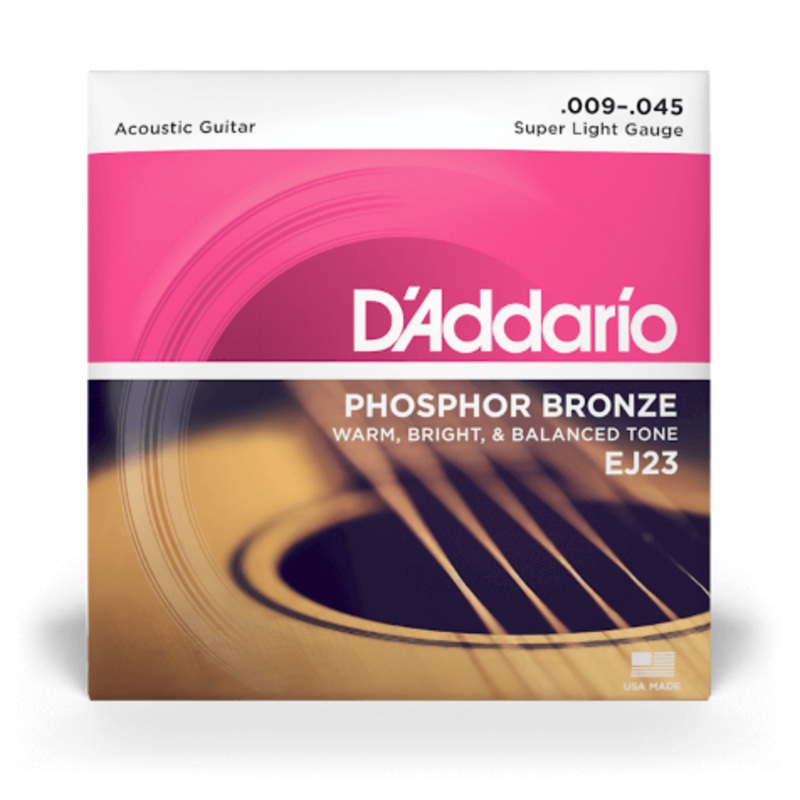 d-addario-ej23-super-light-phosphor-bronze-acoustic-strings D'Addario EJ23 Super Light Phosphor Bronze Acoustic Strings