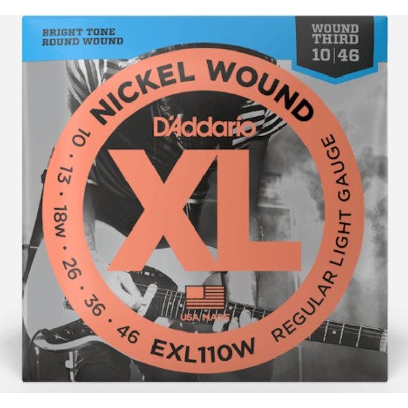 d-addario-exl110w-regular-light-wound-3rd-electric-guitar-string-set-10-46 D'Addario EXL110W Regular Light, Wound 3rd, Electric Guitar String Set, 10-46