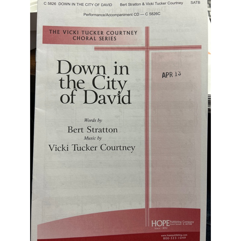 down-in-the-city-of-david-satb-stratton-courtney Down in the City of David - SATB - Stratton / Courtney