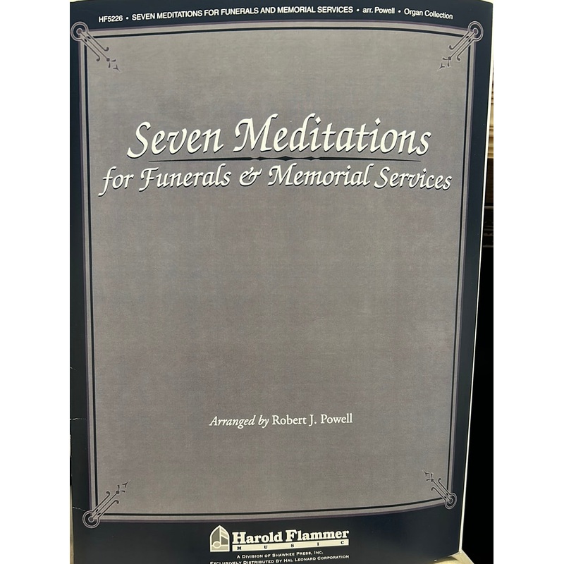seven-meditations-for-funerals-memorial-services-organ-r-j-powell Seven Meditations for Funerals & Memorial Services - Organ - R. J. Powell