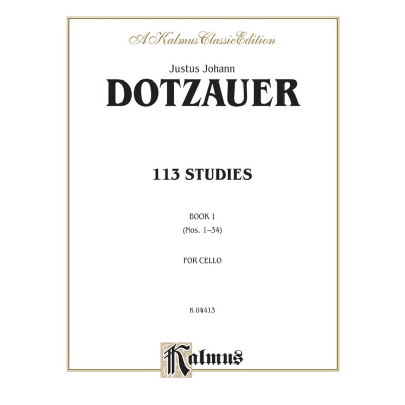 113-studies-for-the-cello-dotzauer 113 Studies for the Cello - Dotzauer