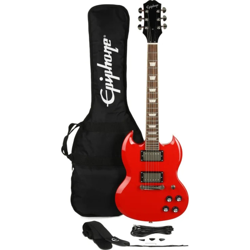 epiphone-power-players-sg-electric-guitar-lava-red Epiphone Power Players SG Electric Guitar Lava Red