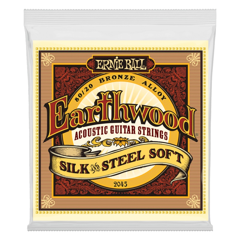 ernie-ball-2045-earthwood-silk-steel-soft-80-20-bronze-acoustic-guitar-strings-11-52-gauge ERNIE BALL 2045 EARTHWOOD SILK & STEEL SOFT 80/20 BRONZE ACOUSTIC GUITAR STRINGS - 11-52 GAUGE