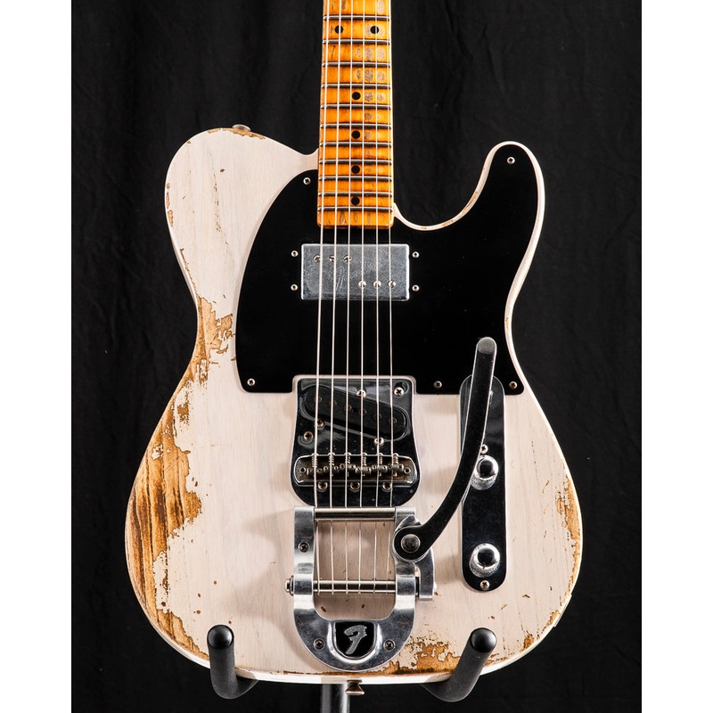 used-fender-custom-shop-cunife-blackguard-tele-aged-white-blonde Used Fender Custom Shop CuNiFe Blackguard Tele Aged White Blonde