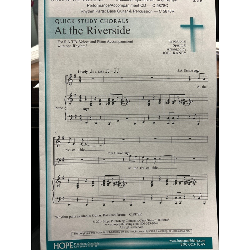 at-the-riverside-satb-raney At the Riverside - SATB - Raney
