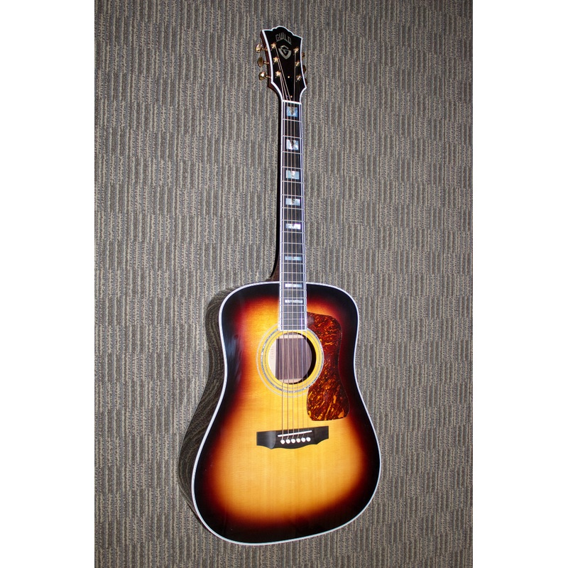 guild-d-55e-sunburst-w-pickup-new Guild D-55E Sunburst w/pickup- New!
