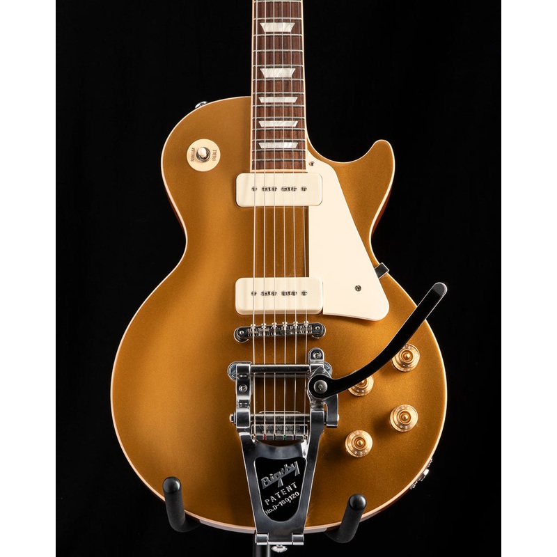 used-gibson-les-paul-classic-goldtop-bigsby-limited-edition Used Gibson Les Paul Classic Goldtop Bigsby Limited Edition