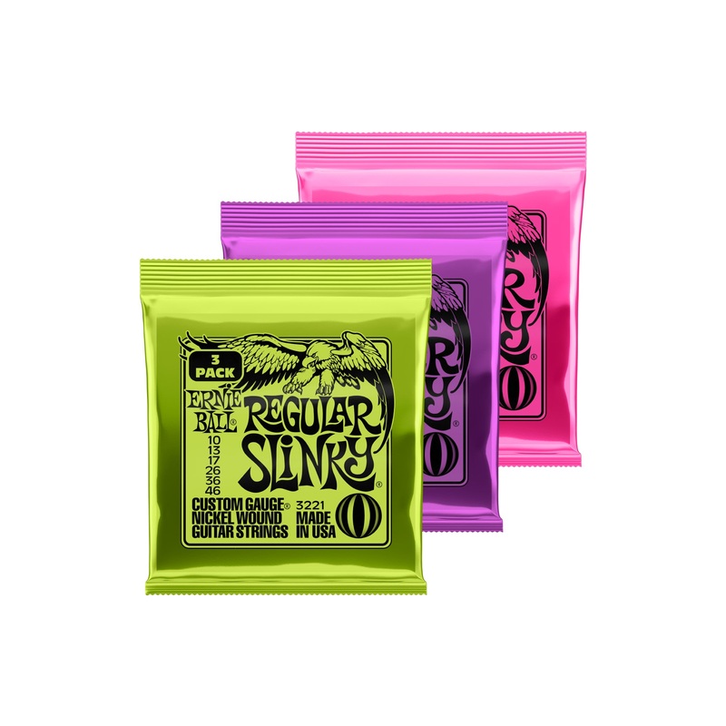 ernie-ball-3-pack-slinky-electric-guitar-strings Ernie Ball 3-Pack Slinky Electric Guitar Strings