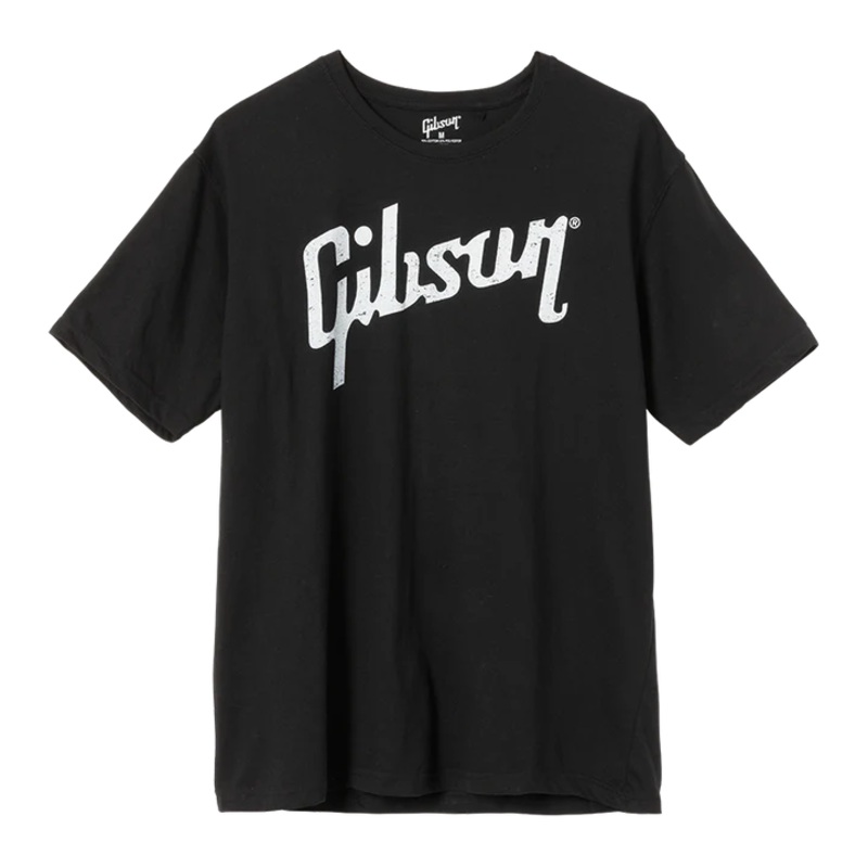 gibson-distressed-logo-tee-black-xl Gibson Distressed Logo Tee Black XL