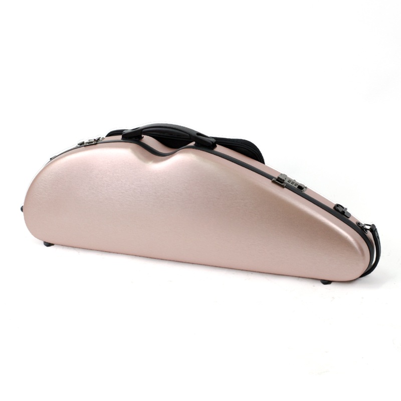 hq-pc-half-moon-violin-case-brushed-rose-gold-adjustable-4-4-1-2 HQ PC Half Moon Violin Case Brushed Rose Gold Adjustable 4/4-1/2