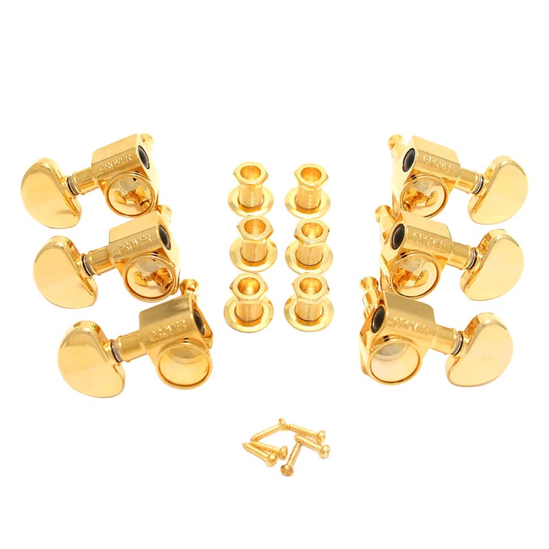 grover-gro102g-rotomatic-machine-heads-3-a-side-gold Grover GRO102G Rotomatic Machine Heads - 3-a-Side - Gold