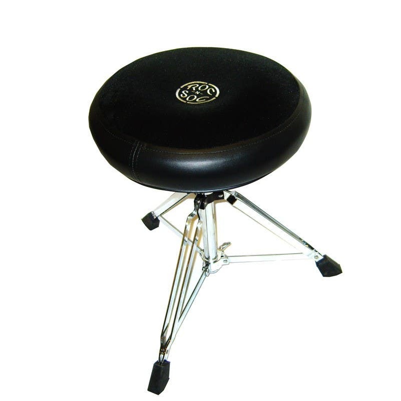 roc-n-soc-drum-throne-manual-spindle-w-round-black-seat-msrk Roc-N-Soc Drum Throne - Manual Spindle w/Round BLACK Seat (MSRK)