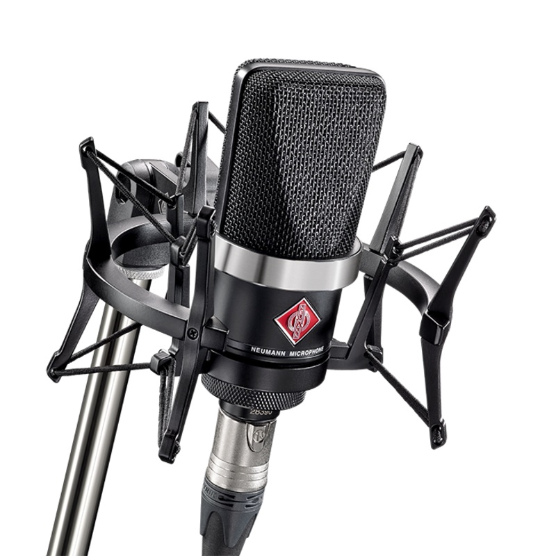 neumann-tlm102-studio-set-condenser-mic-w-shock-mount-black Neumann TLM102 Studio Set Condenser Mic w/Shock Mount - Black