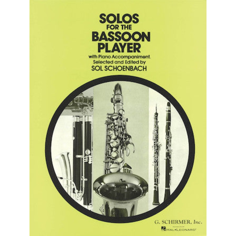 solos-for-the-bassoon-player-schoenbach Solos for the Bassoon Player - Schoenbach