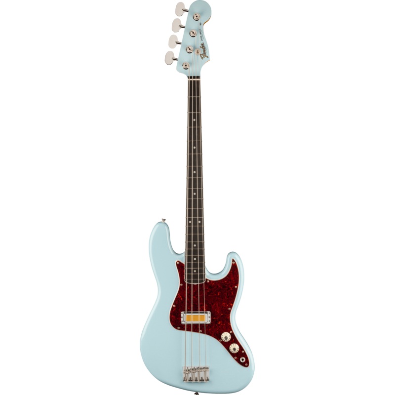 fender-gold-foil-jazz-bass-ebony-fingerboard-sonic-blue-see-description Fender Gold Foil Jazz Bass, Ebony Fingerboard, Sonic Blue - See Description