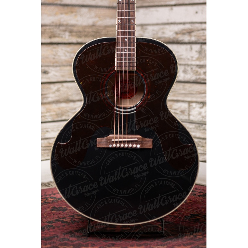 gibson-custom-shop-j-180-everly-brothers-acoustic-electric-guitar-ebony Gibson Custom Shop J-180 Everly Brothers Acoustic-Electric Guitar - Ebony