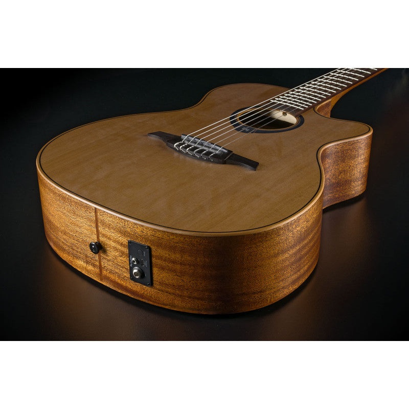 lg-hyvibe-h2-hv10nace-nylon-auditorium-cutaway-acoustic-electric-guitar-satin-with-gigbag Lg HyVibe H2 HV10NACE Nylon Auditorium Cutaway Acoustic-Electric Guitar, Satin with Gigbag