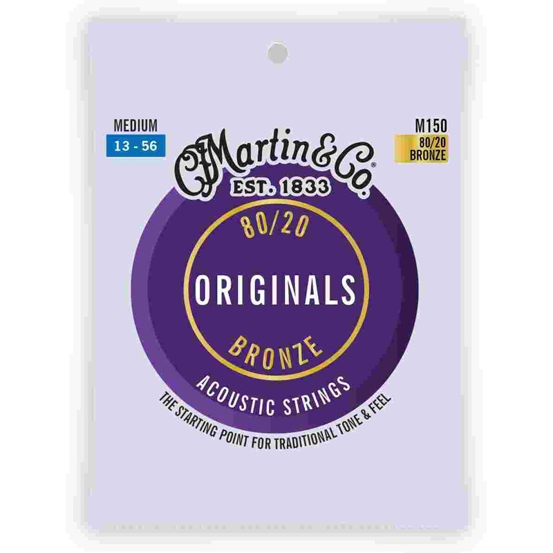 martin-m150-original-acoustic-80-20-bronze-guitar-strings-013-056-medium Martin M150 Original Acoustic 80/20 Bronze Guitar Strings - .013-.056 Medium