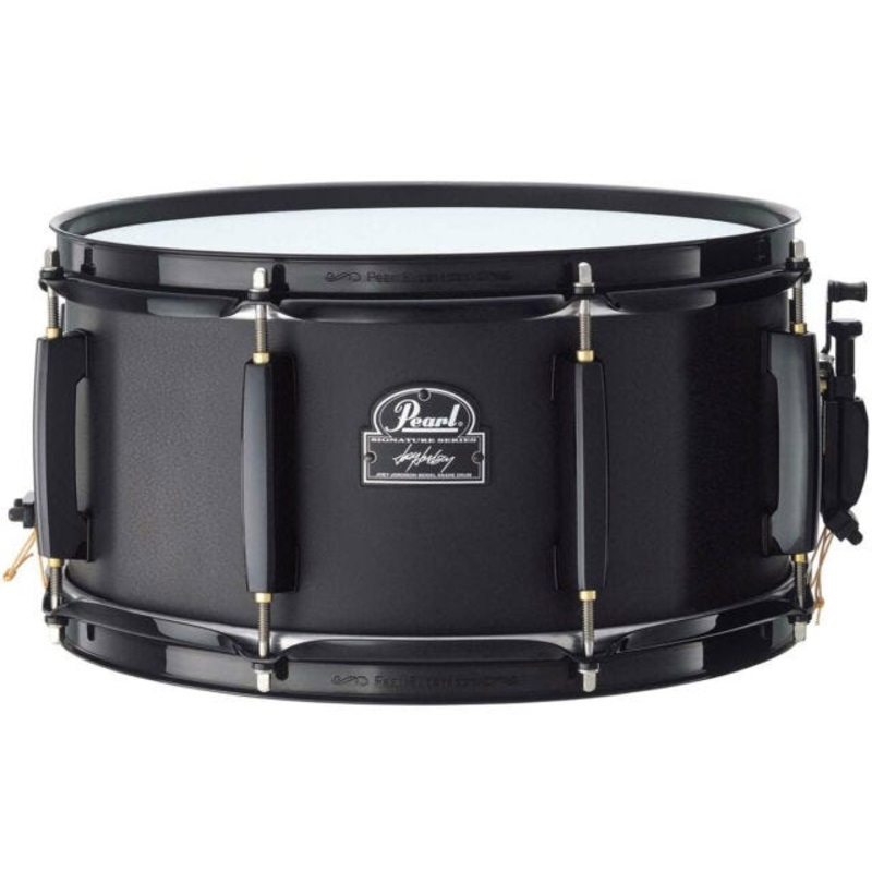 pearl-joey-jordison-13x6-5-signature-snare-drum-steel-black Pearl Joey Jordison 13x6.5" Signature Snare Drum - Steel/Black