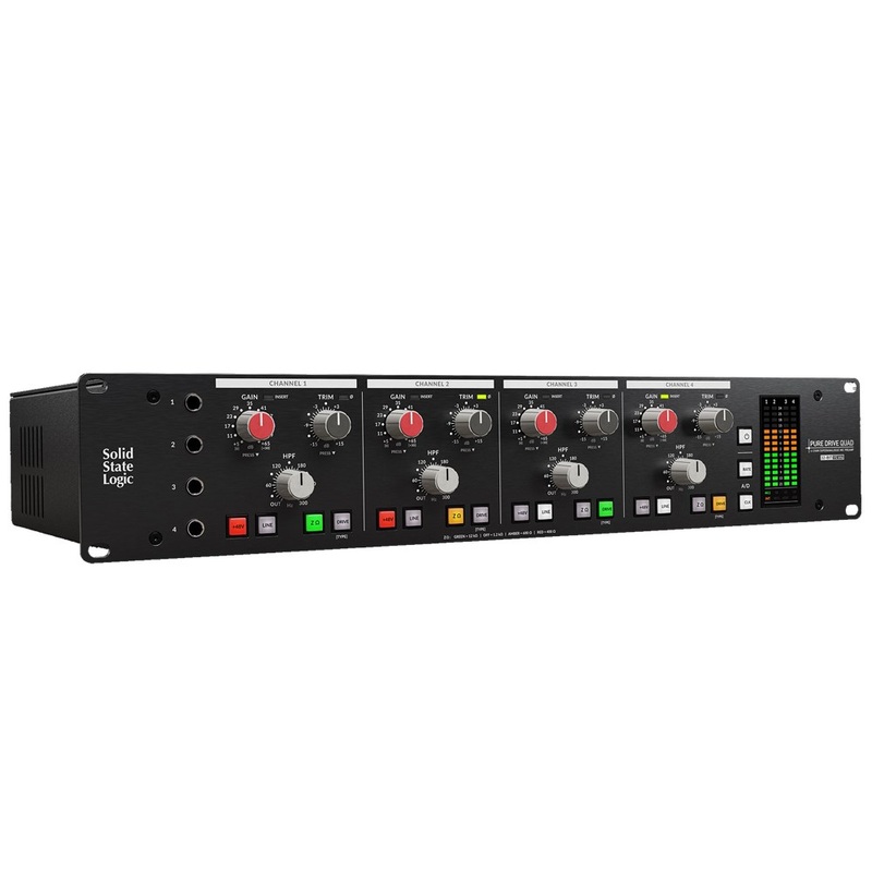 solid-state-logic-ssl-puredrive-quad-mic-pre Solid State Logic (SSL) PureDrive Quad Mic Pre