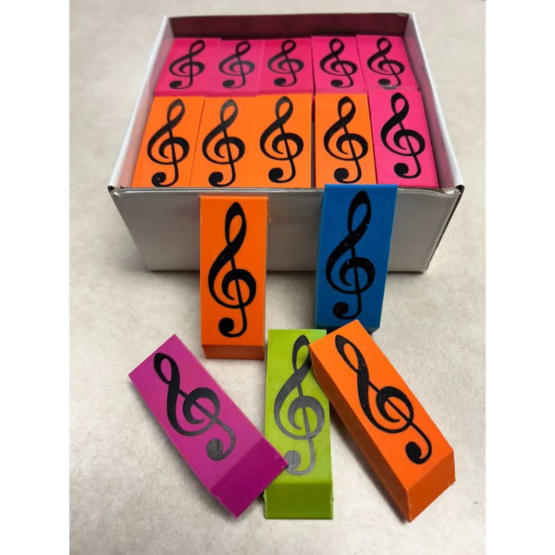 treble-clef-erasers Treble Clef Erasers
