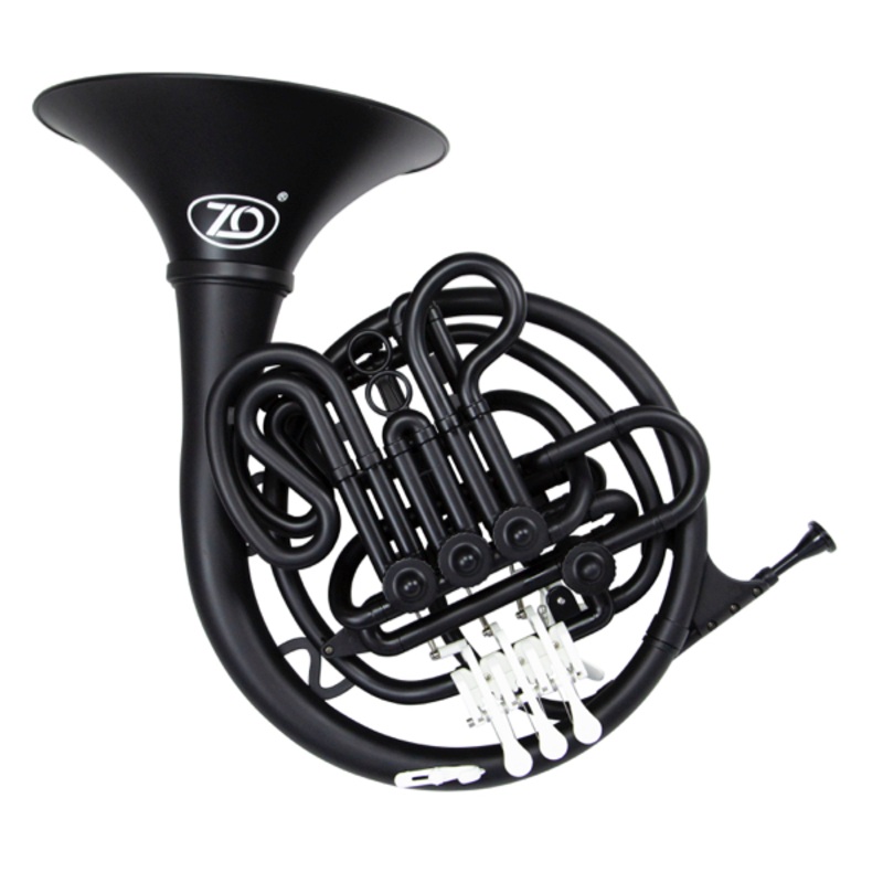 zo-plastic-double-french-horn-f-bb-empire-black-finish Zo Plastic Double French Horn F/Bb Empire Black Finish
