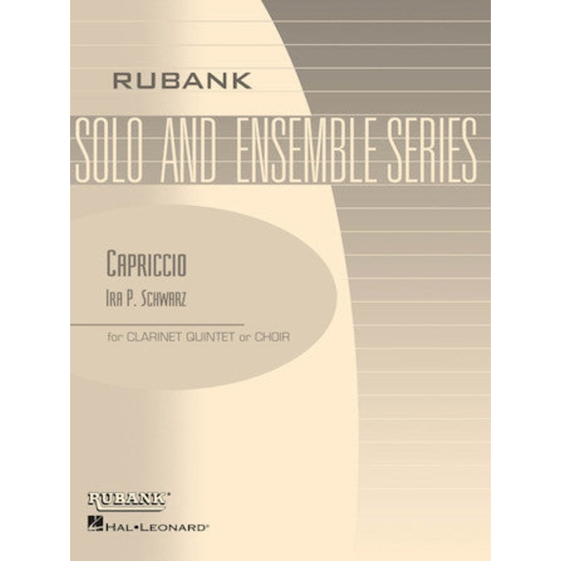 capriccio-clarinet-quintet-or-choir-schwarz Capriccio - Clarinet Quintet or Choir - Schwarz