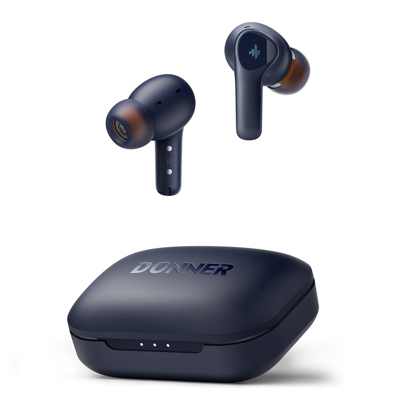 donner-dobuds-one-wireless-anc-earbuds-blue Donner Dobuds ONE Wireless ANC Earbuds Blue