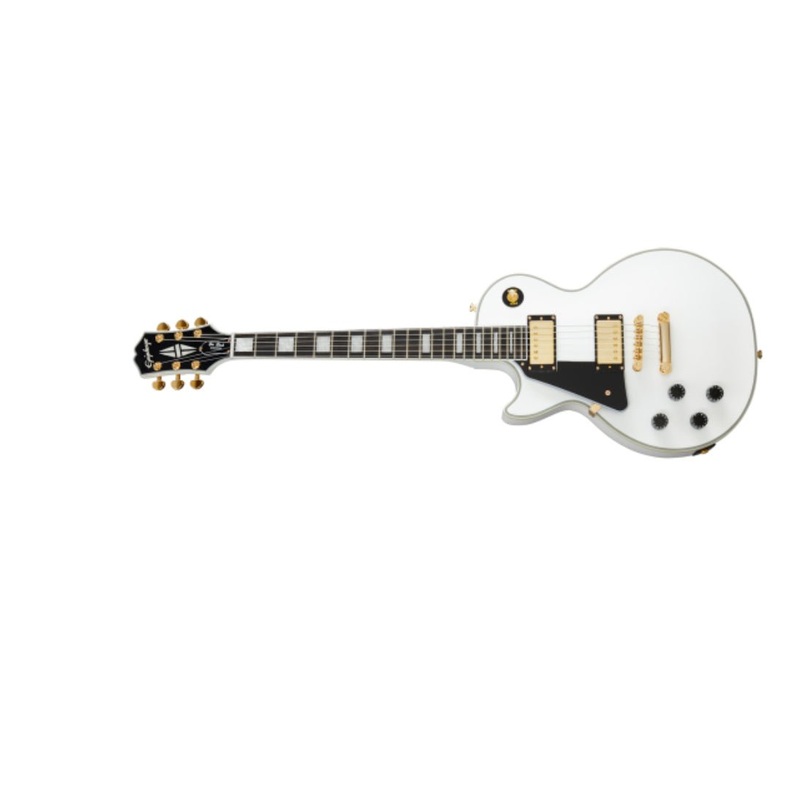 epiphone-les-paul-custom-left-handed-alpine-white Epiphone Les Paul Custom Left-Handed - Alpine White