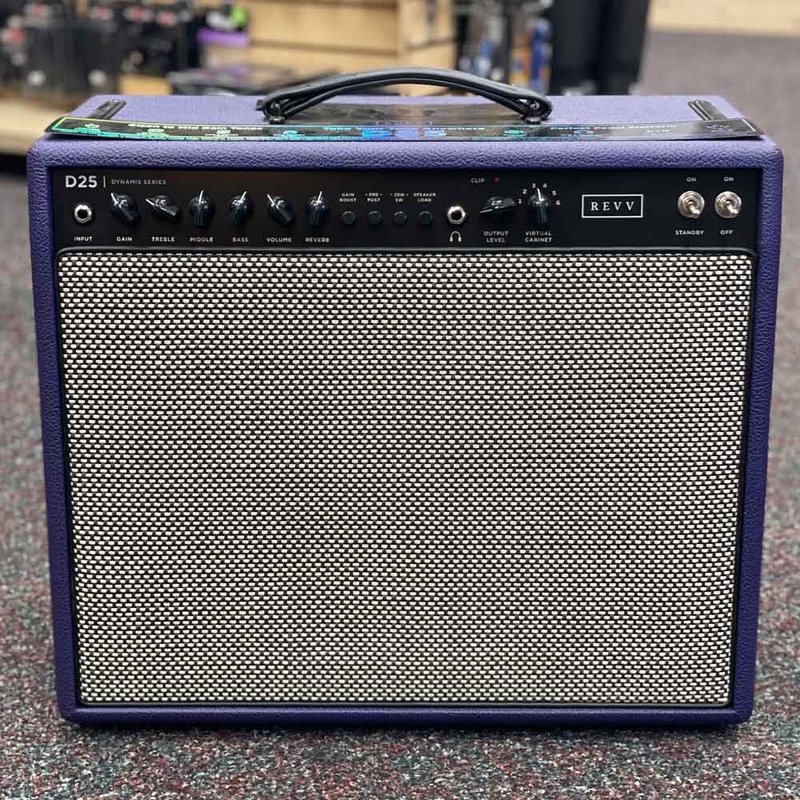 revv-amplification-dynamis-d25-combo-amp-royal-purple Revv Amplification Dynamis D25 Combo Amp - Royal Purple